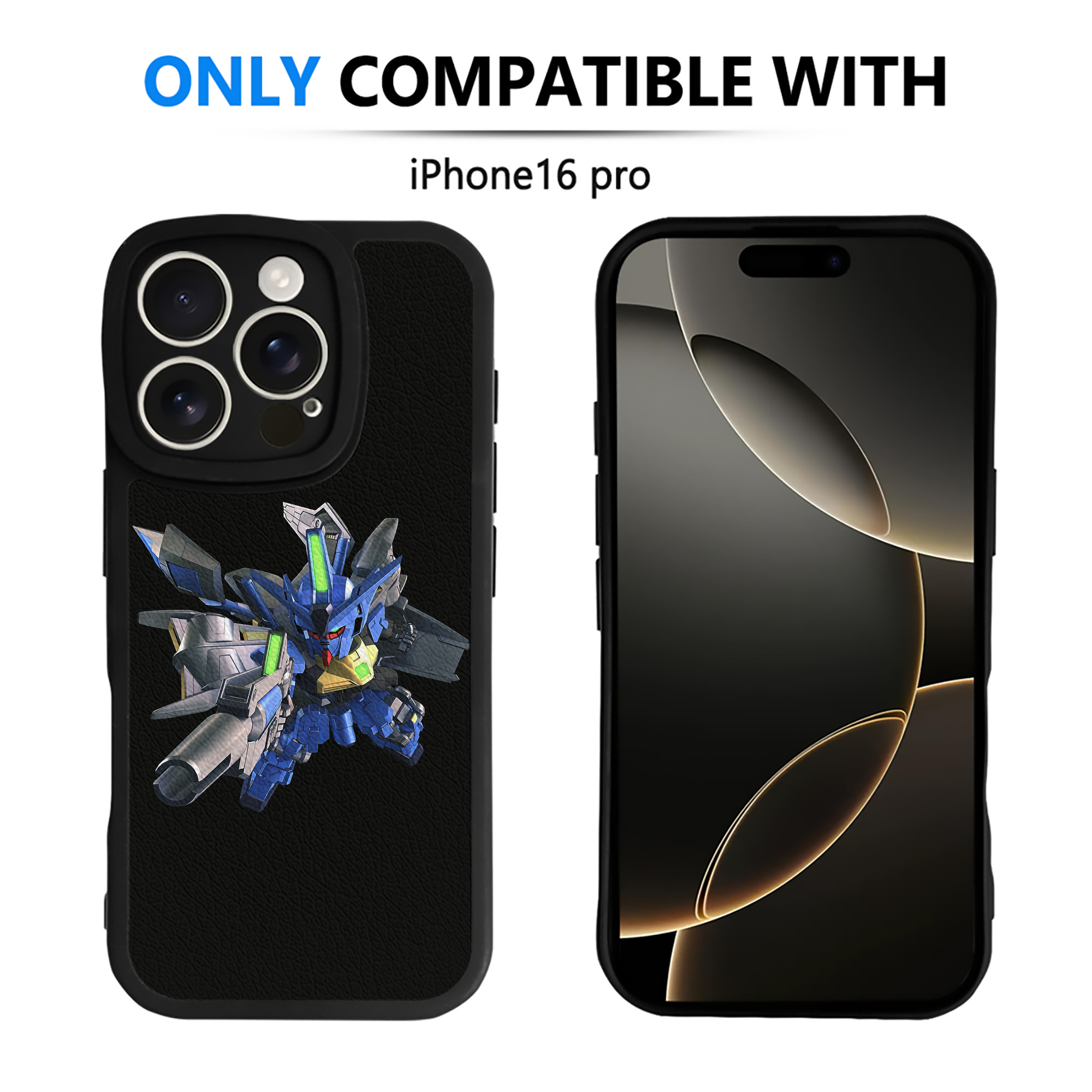 （画像用） 機動戦士ガンダム Mobile Suit Gundam 【iPhone 16シリーズ対応】シリコンスマホケース（レザー調） 材質：シリコン